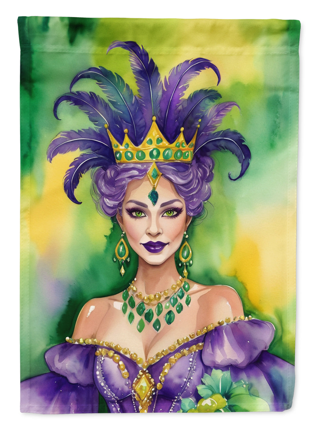 Buy this Queen of Mardi Gras Garden Flag