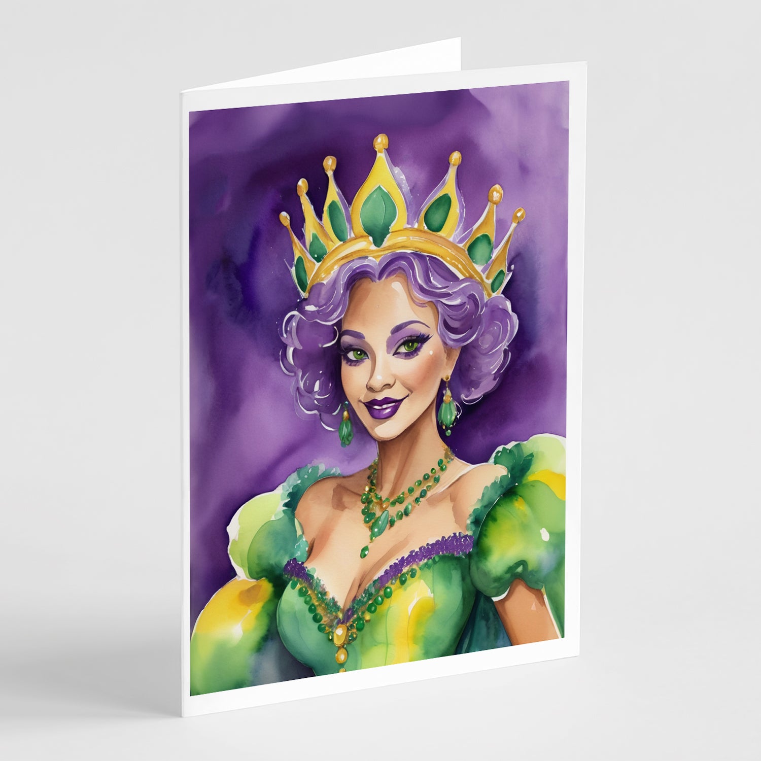 Buy this Queen of Mardi Gras Greeting Cards Pack of 8