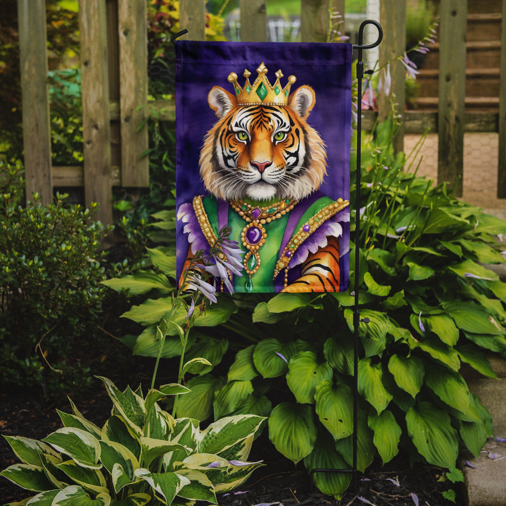 Buy this Tiger the King of Mardi Gras Garden Flag