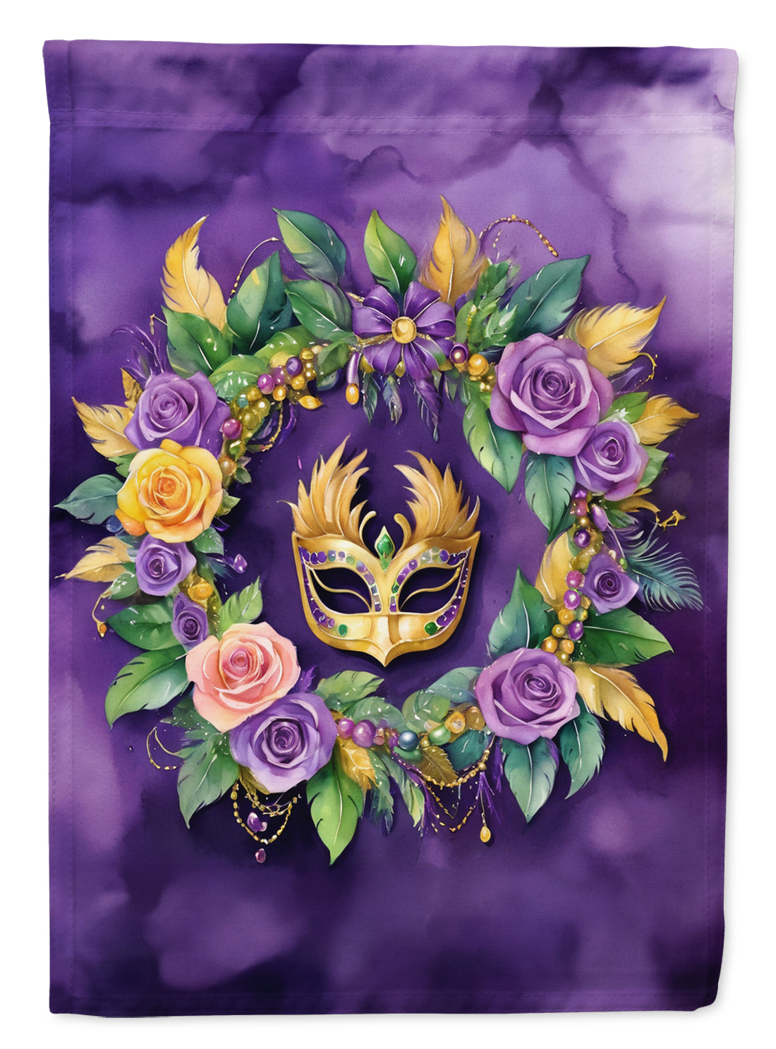 Buy this Wreath Mardi Gras House Flag