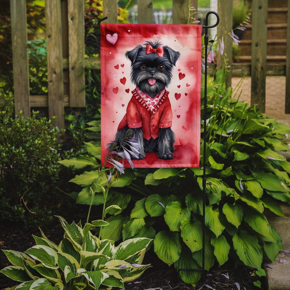 Buy this Affenpinscher My Valentine Garden Flag