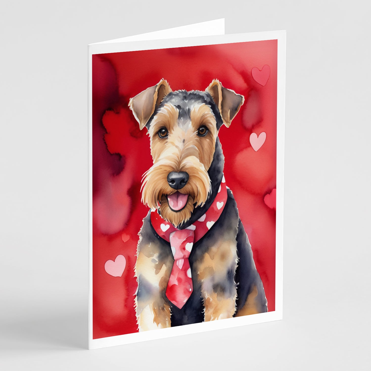 Buy this Airedale Terrier My Valentine Greeting Cards Pack of 8