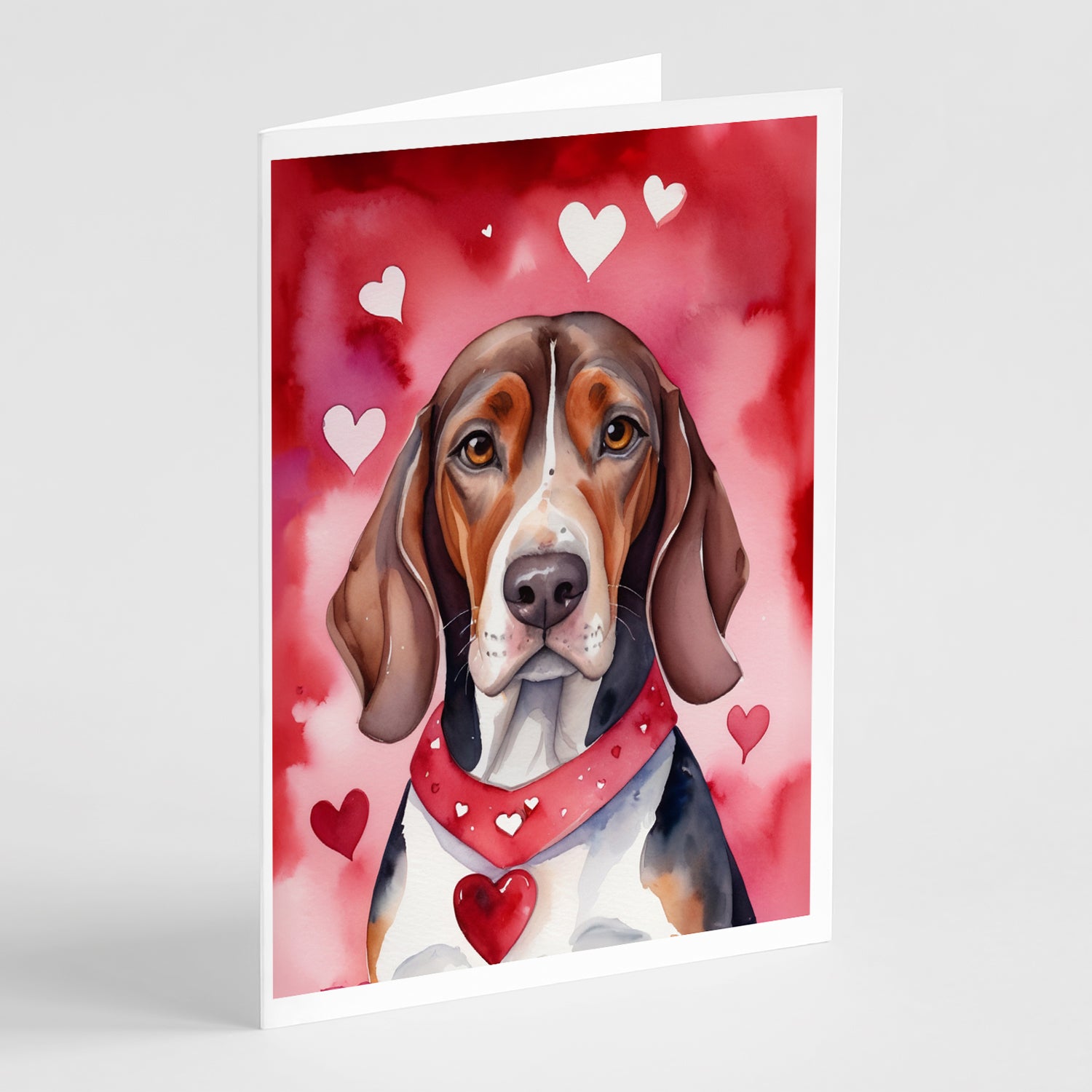 Buy this American English Coonhound My Valentine Greeting Cards Pack of 8