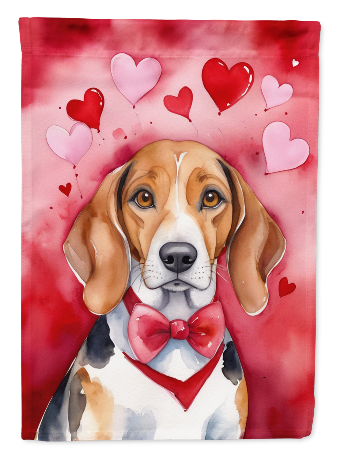 Buy this American Foxhound My Valentine Garden Flag