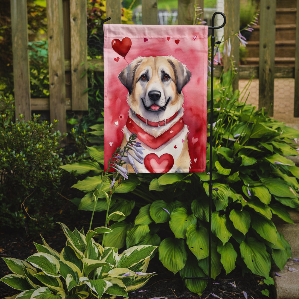 Buy this Anatolian Shepherd Dog My Valentine Garden Flag