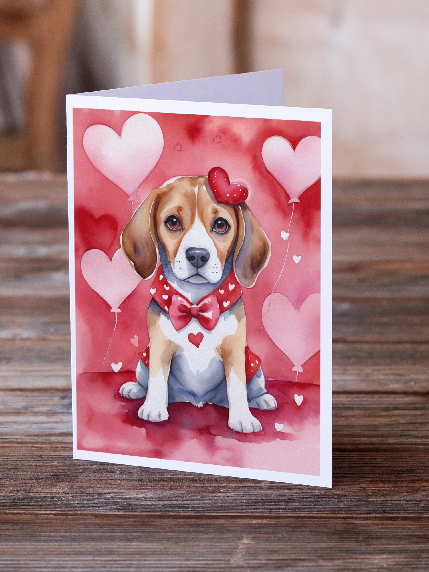 Buy this Beagle My Valentine Greeting Cards Pack of 8