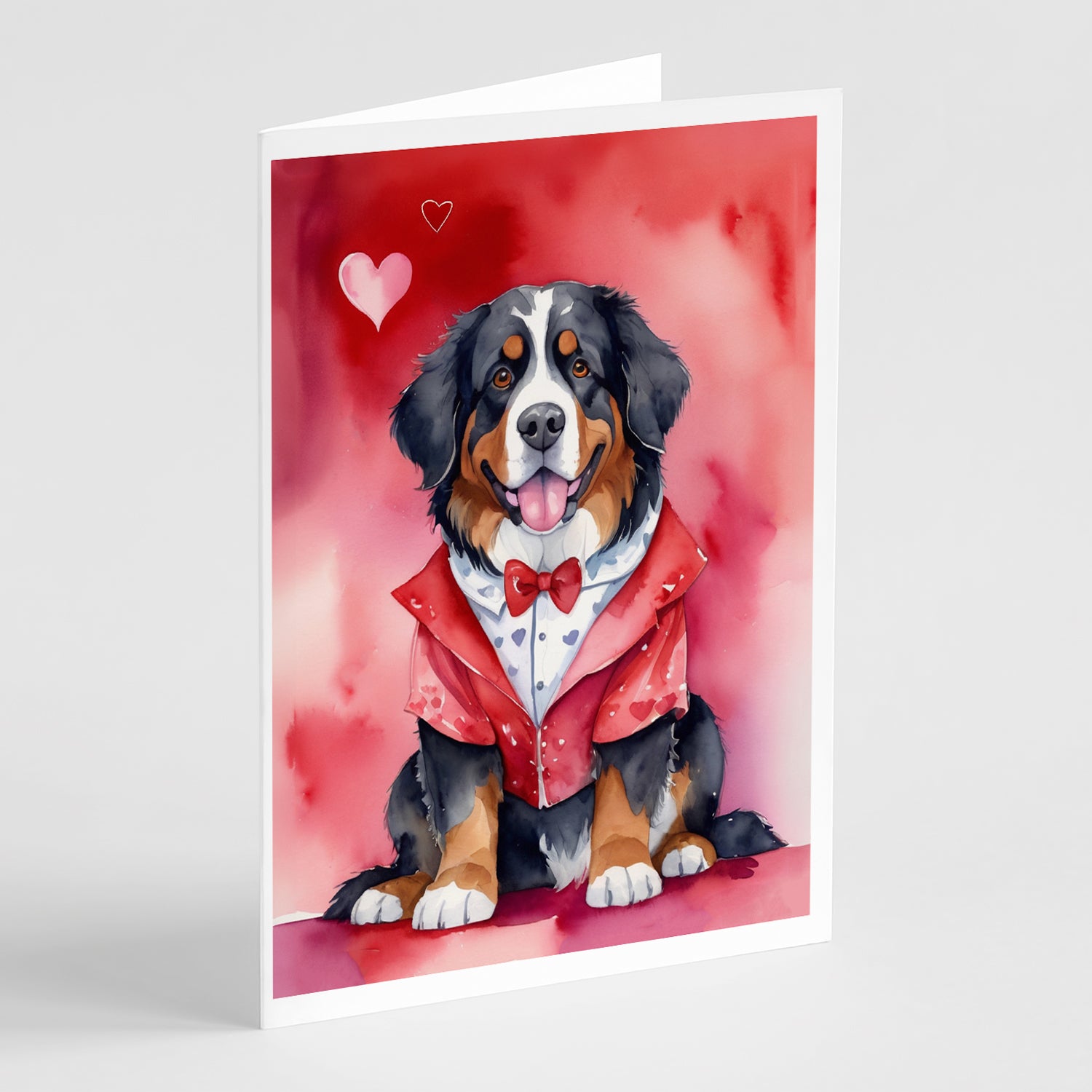 Buy this Bernese Mountain Dog My Valentine Greeting Cards Pack of 8