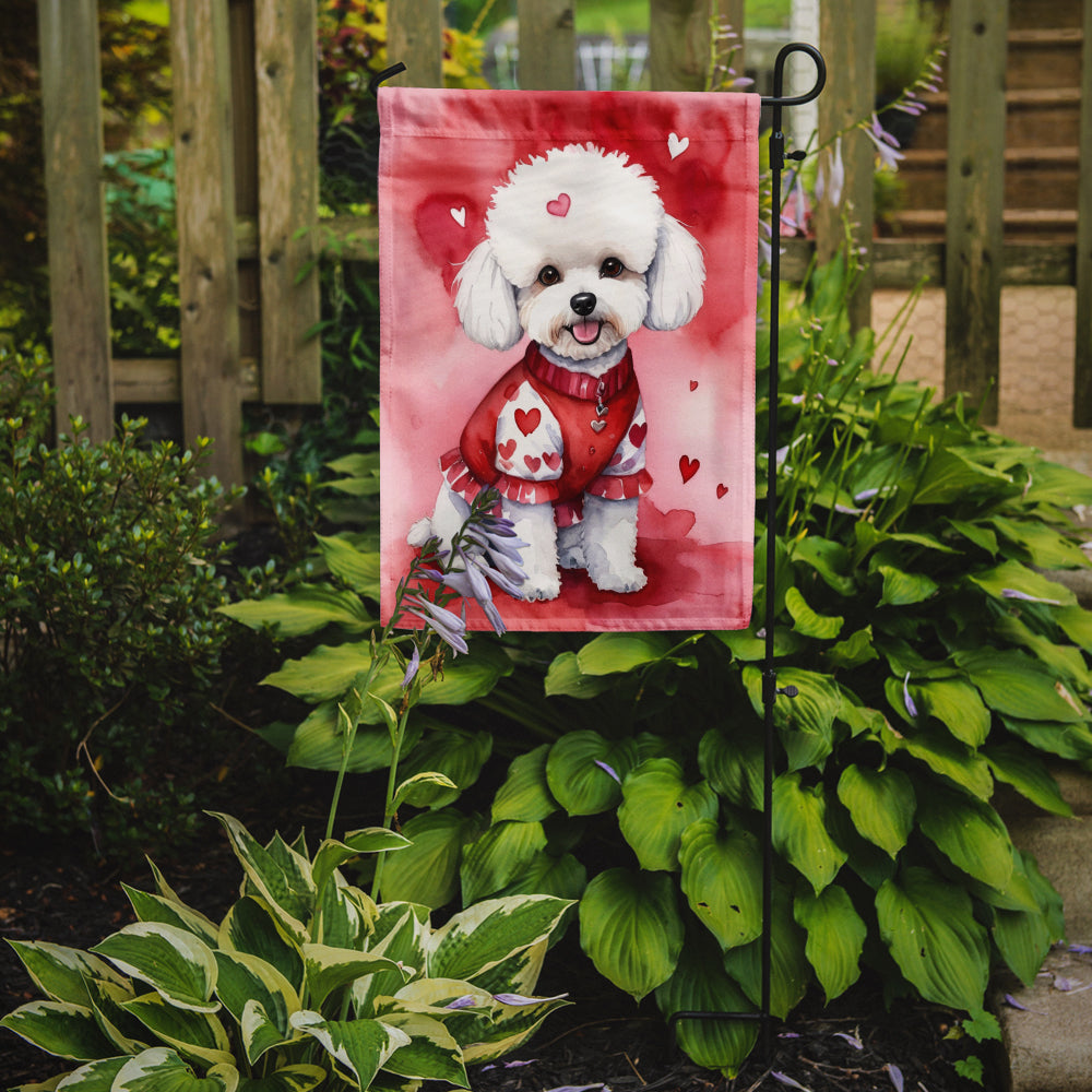 Buy this Bichon Frise My Valentine Garden Flag