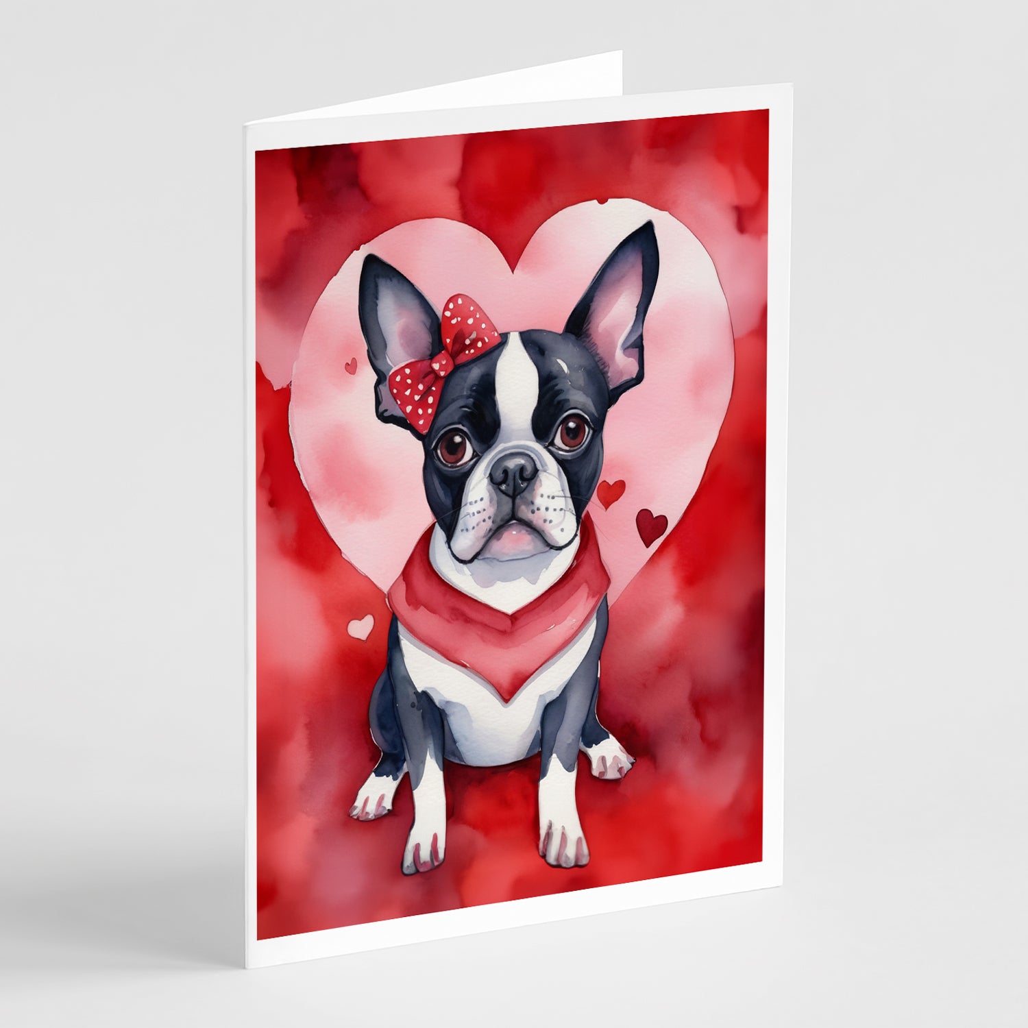 Buy this Boston Terrier My Valentine Greeting Cards Pack of 8