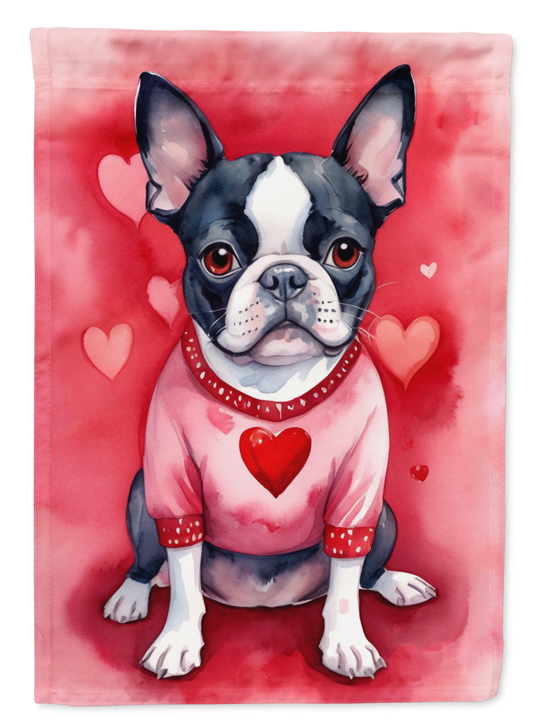 Buy this Boston Terrier My Valentine House Flag