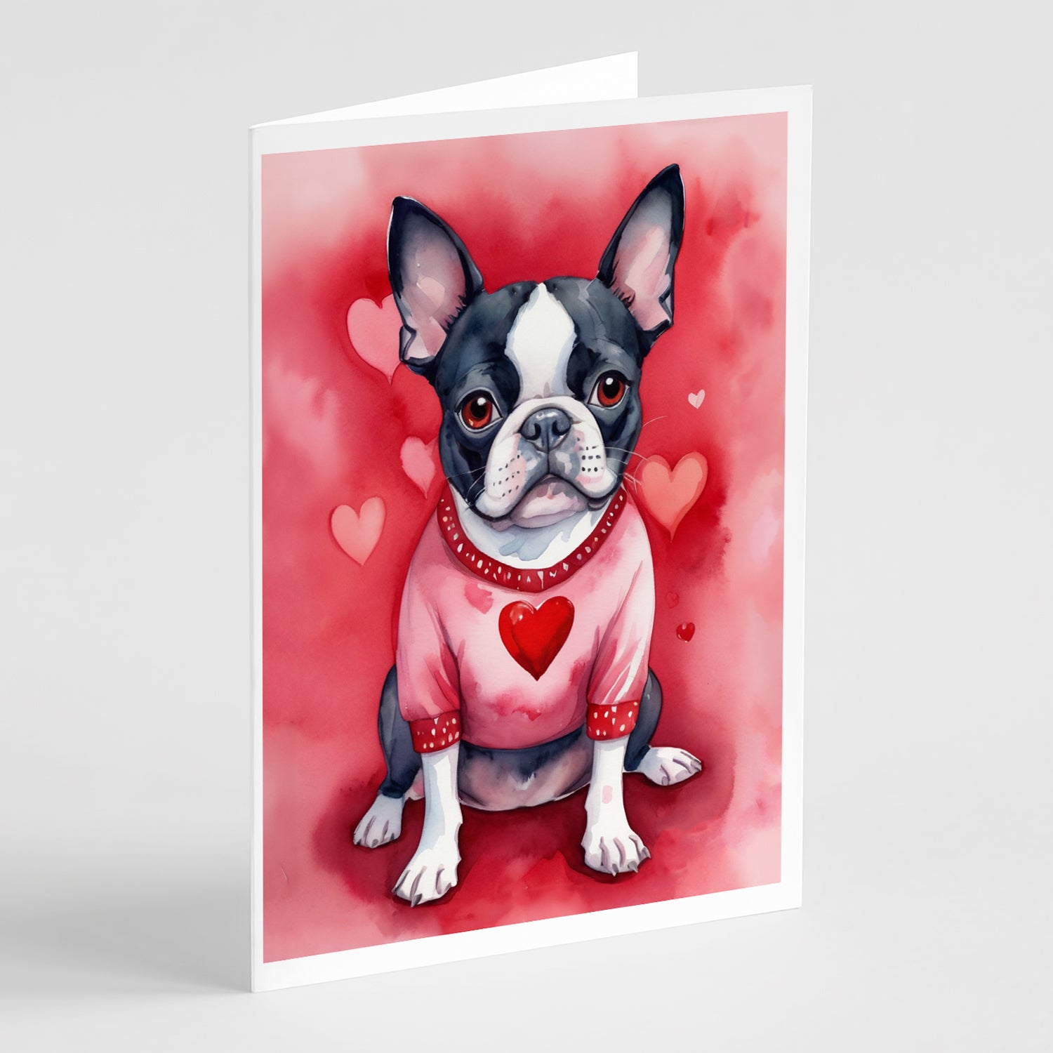 Buy this Boston Terrier My Valentine Greeting Cards Pack of 8