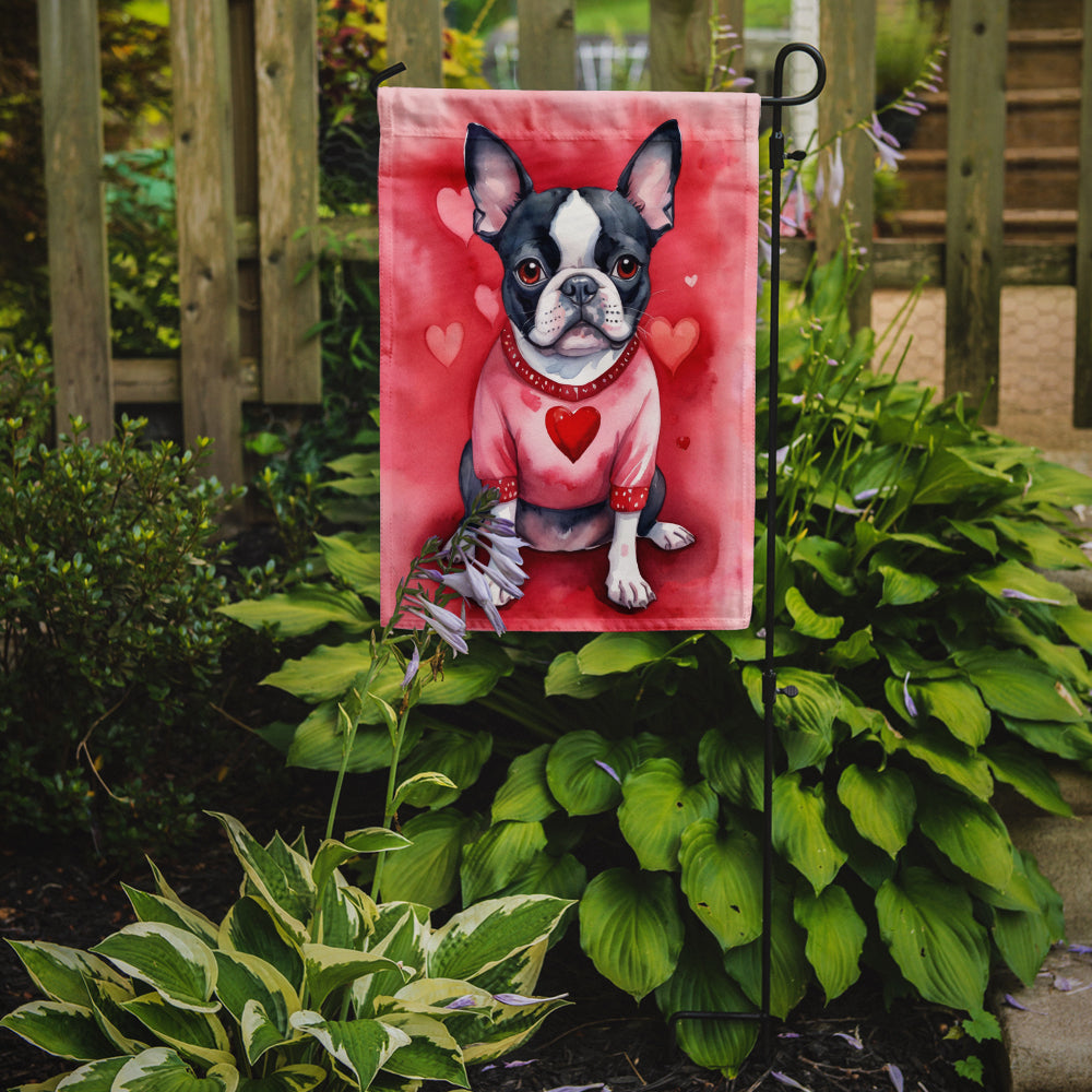 Buy this Boston Terrier My Valentine Garden Flag