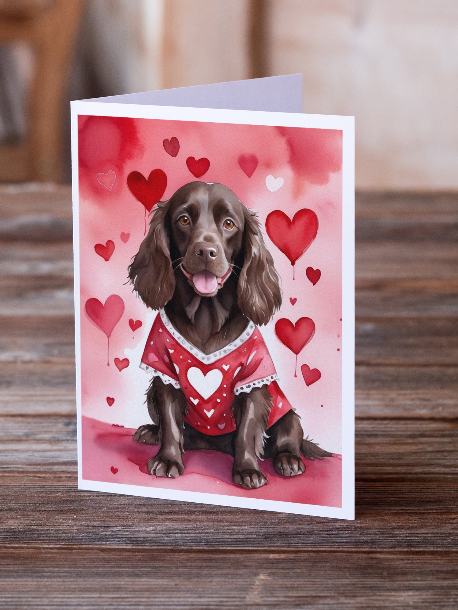 Buy this Boykin Spaniel My Valentine Greeting Cards Pack of 8