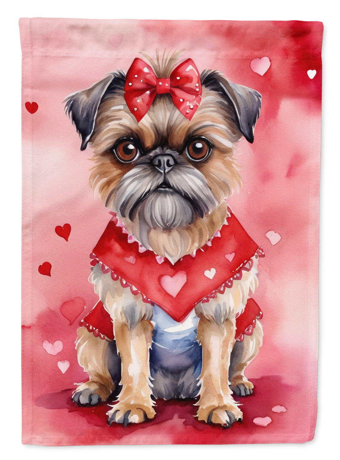 Buy this Brussels Griffon My Valentine Garden Flag