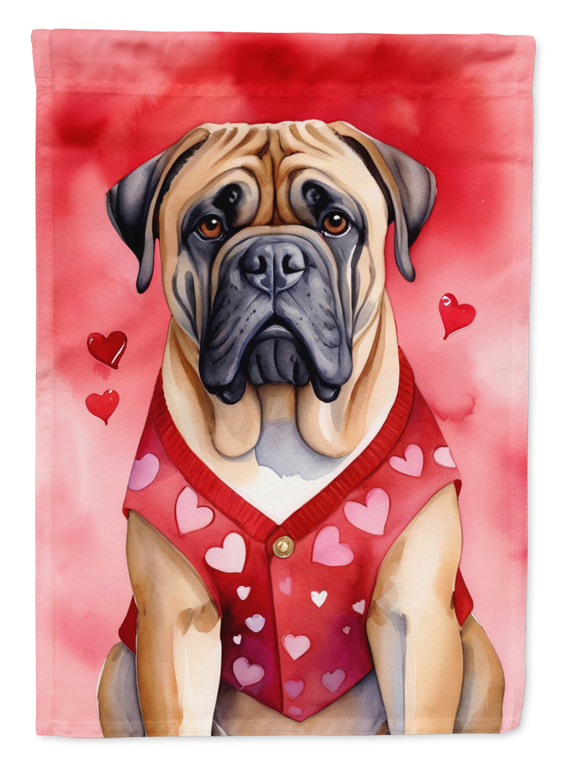 Buy this Bullmastiff My Valentine House Flag