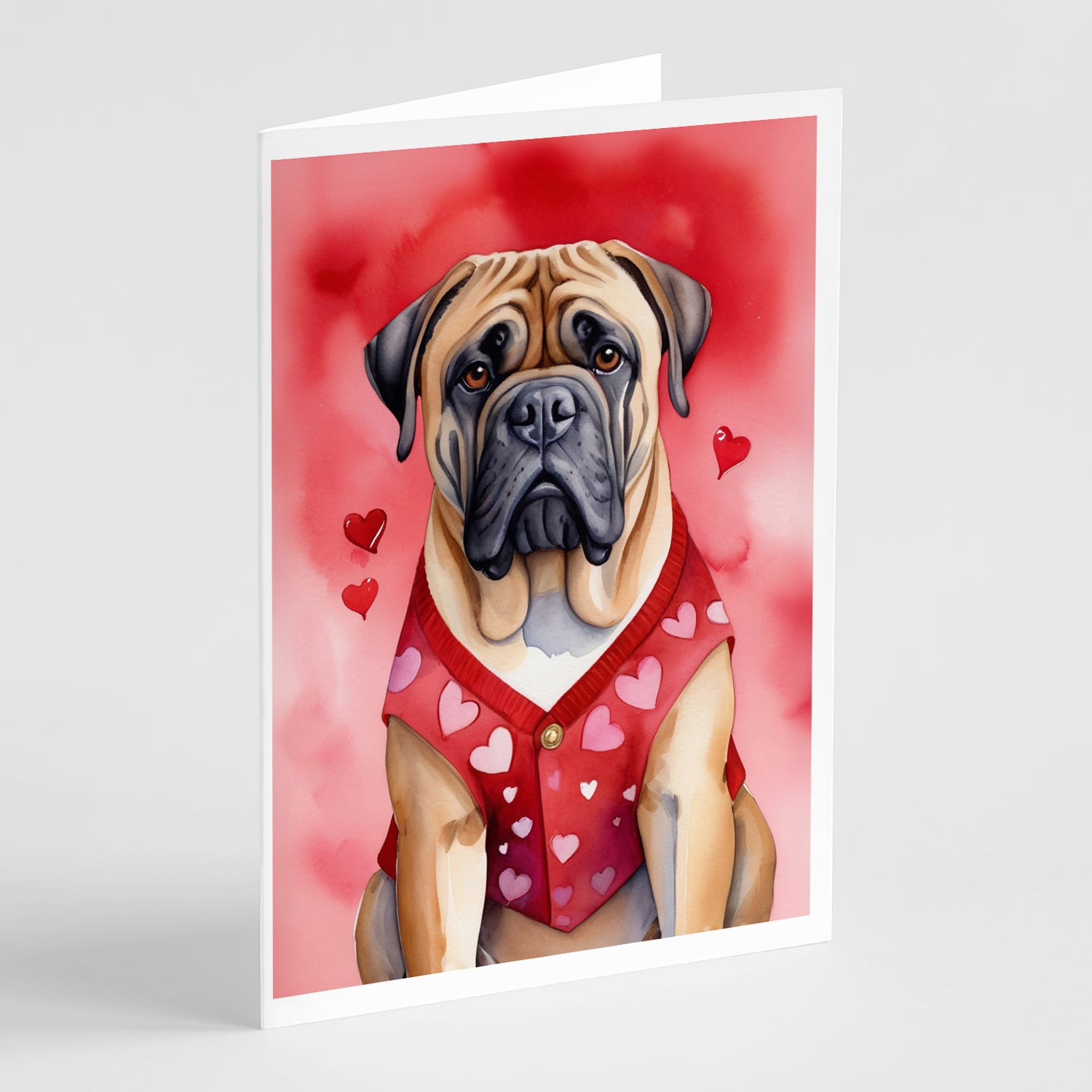 Buy this Bullmastiff My Valentine Greeting Cards Pack of 8