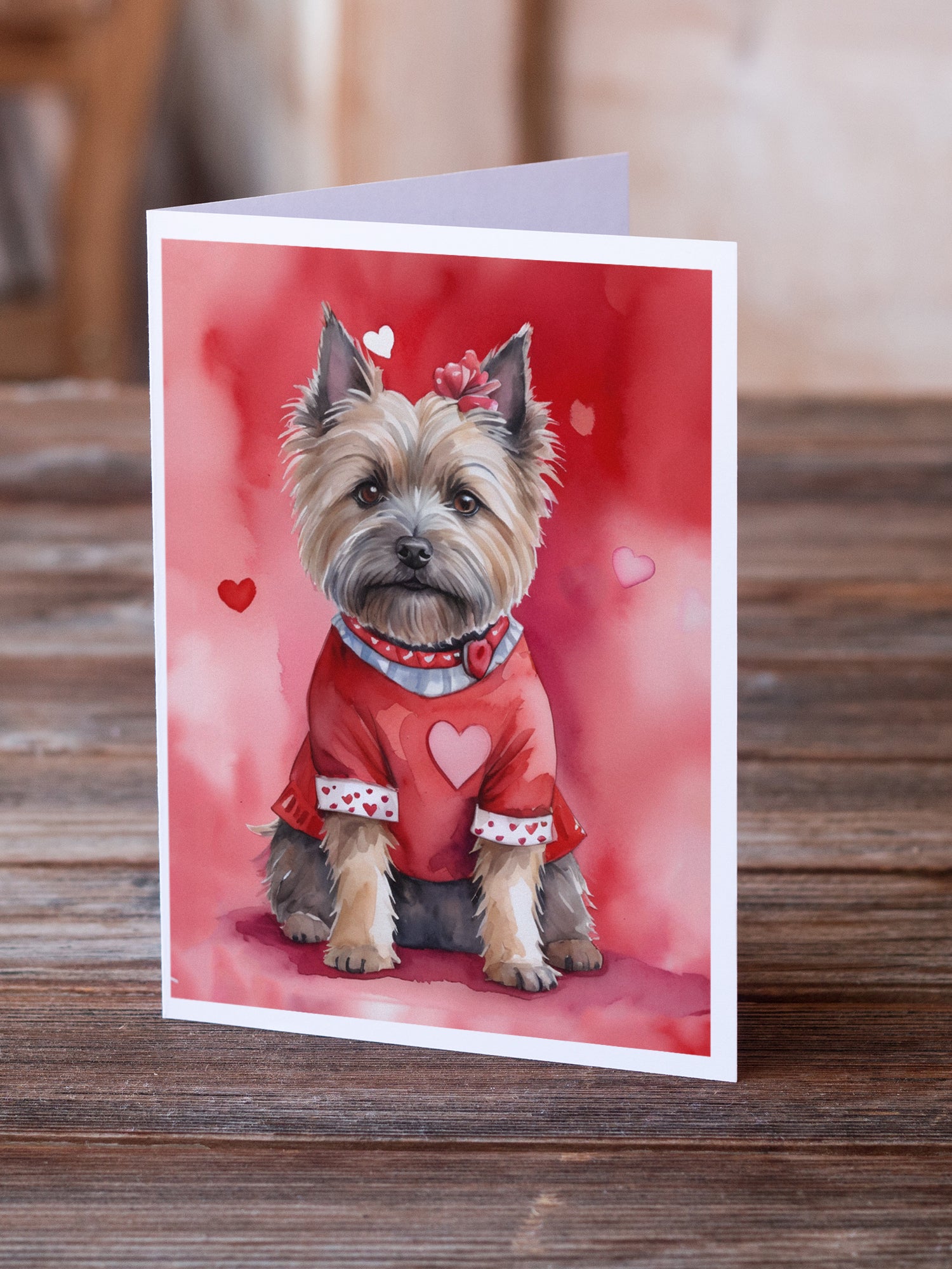 Buy this Cairn Terrier My Valentine Greeting Cards Pack of 8