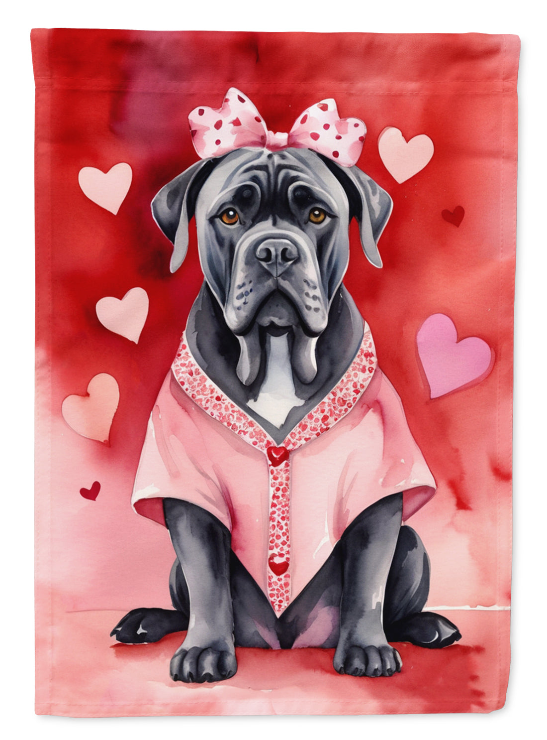 Buy this Cane Corso My Valentine House Flag