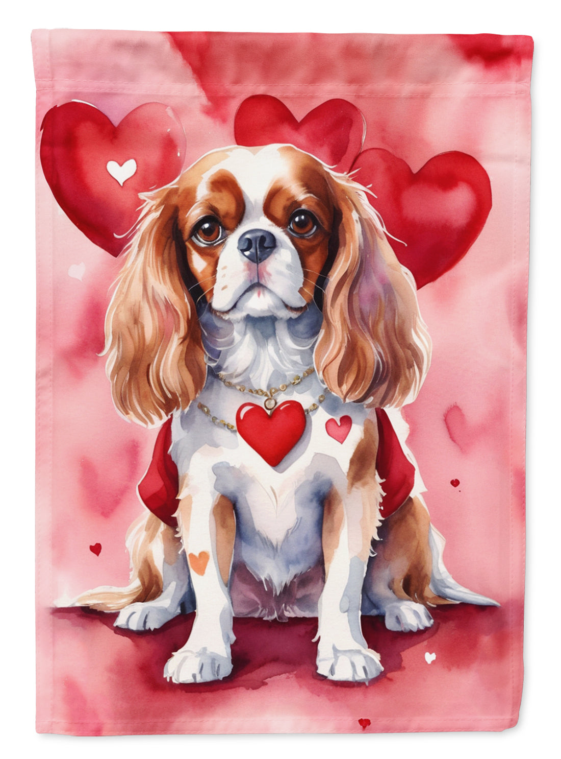 Buy this Cavalier Spaniel My Valentine House Flag