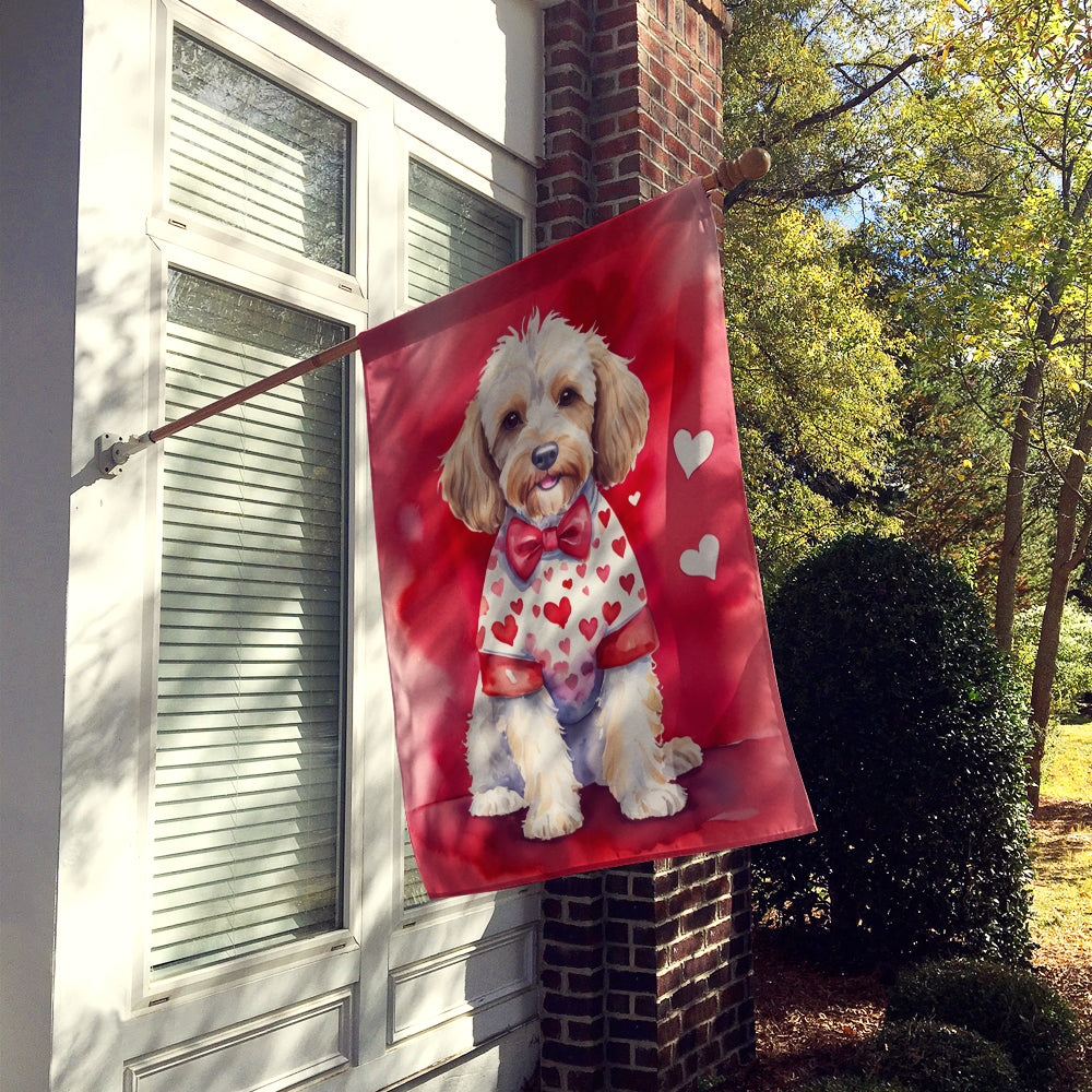 Buy this Cockapoo My Valentine House Flag