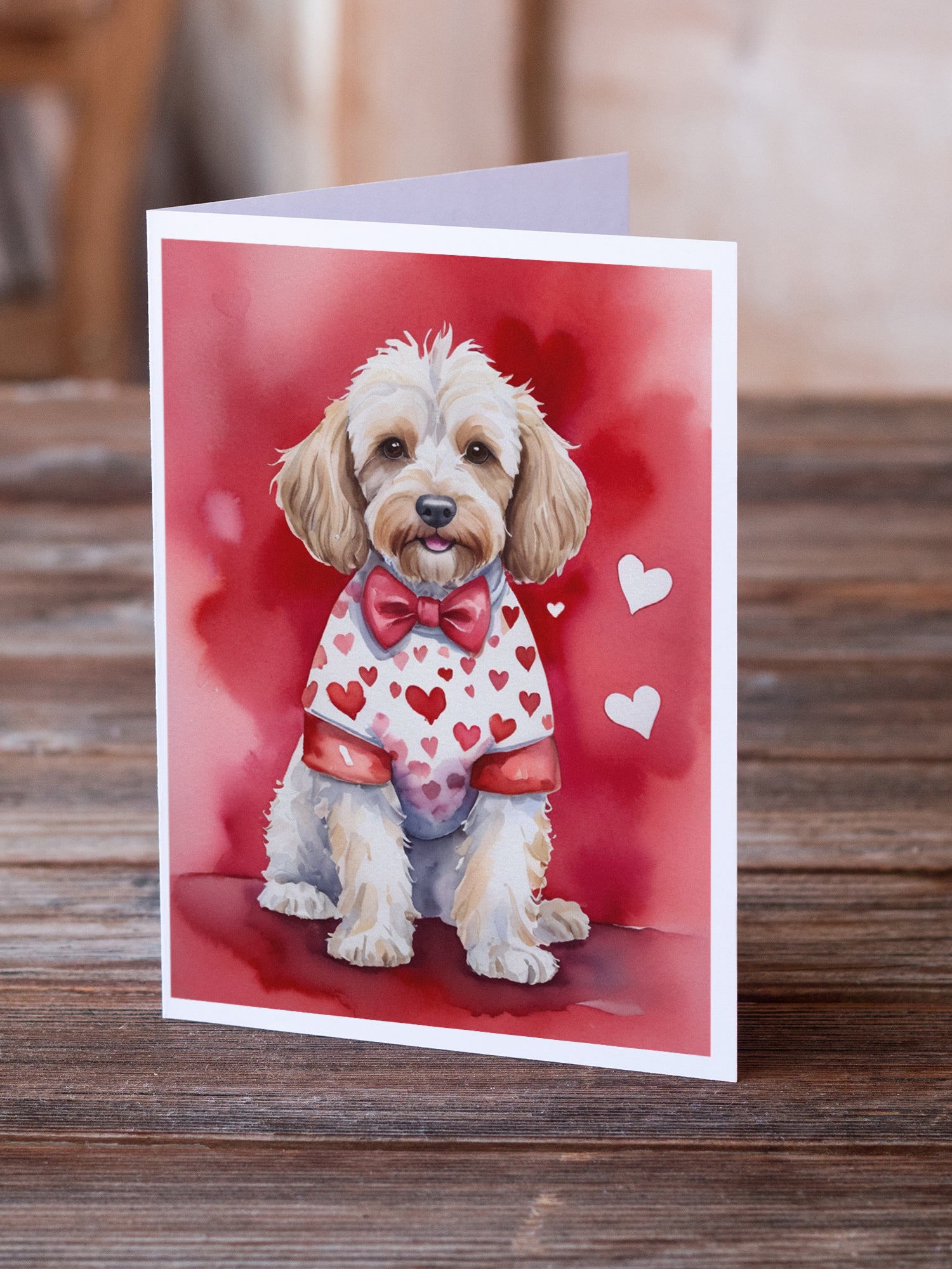 Buy this Cockapoo My Valentine Greeting Cards Pack of 8