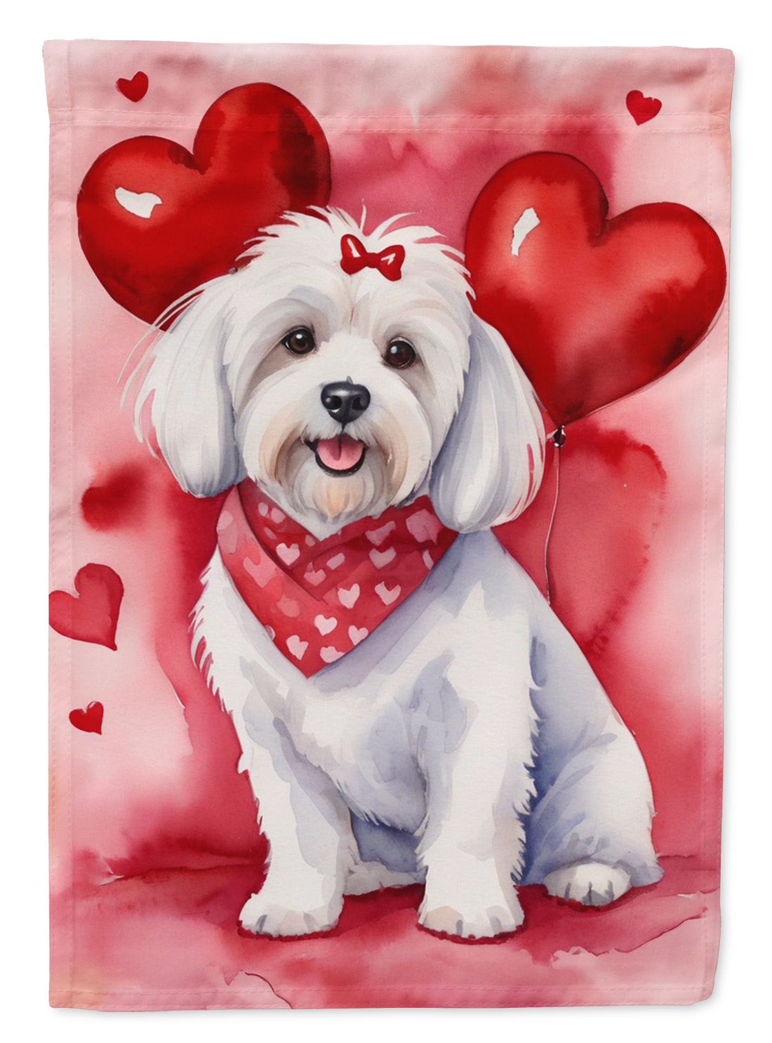 Buy this Coton de Tulear My Valentine Garden Flag