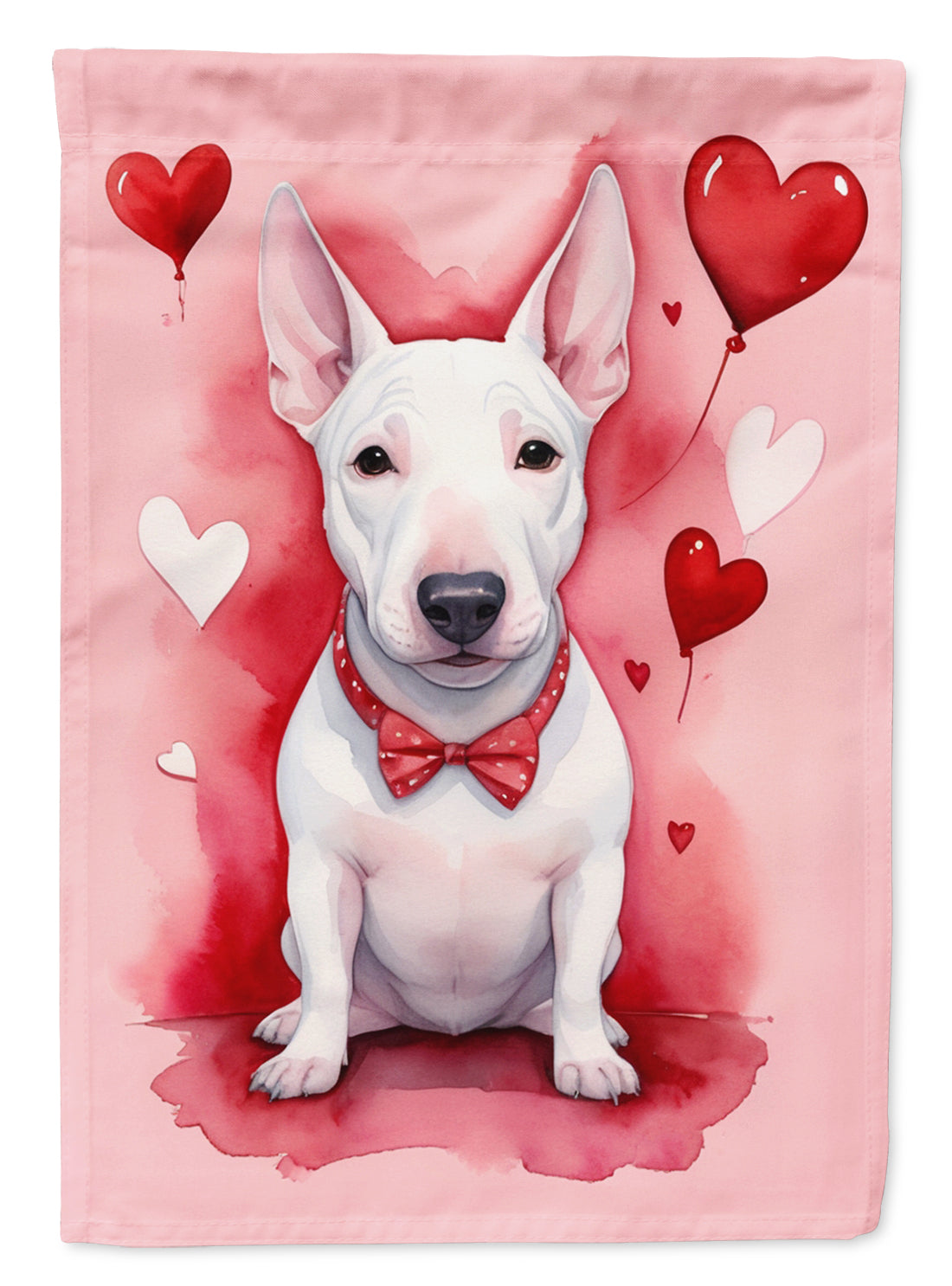 Buy this English Bull Terrier My Valentine Garden Flag