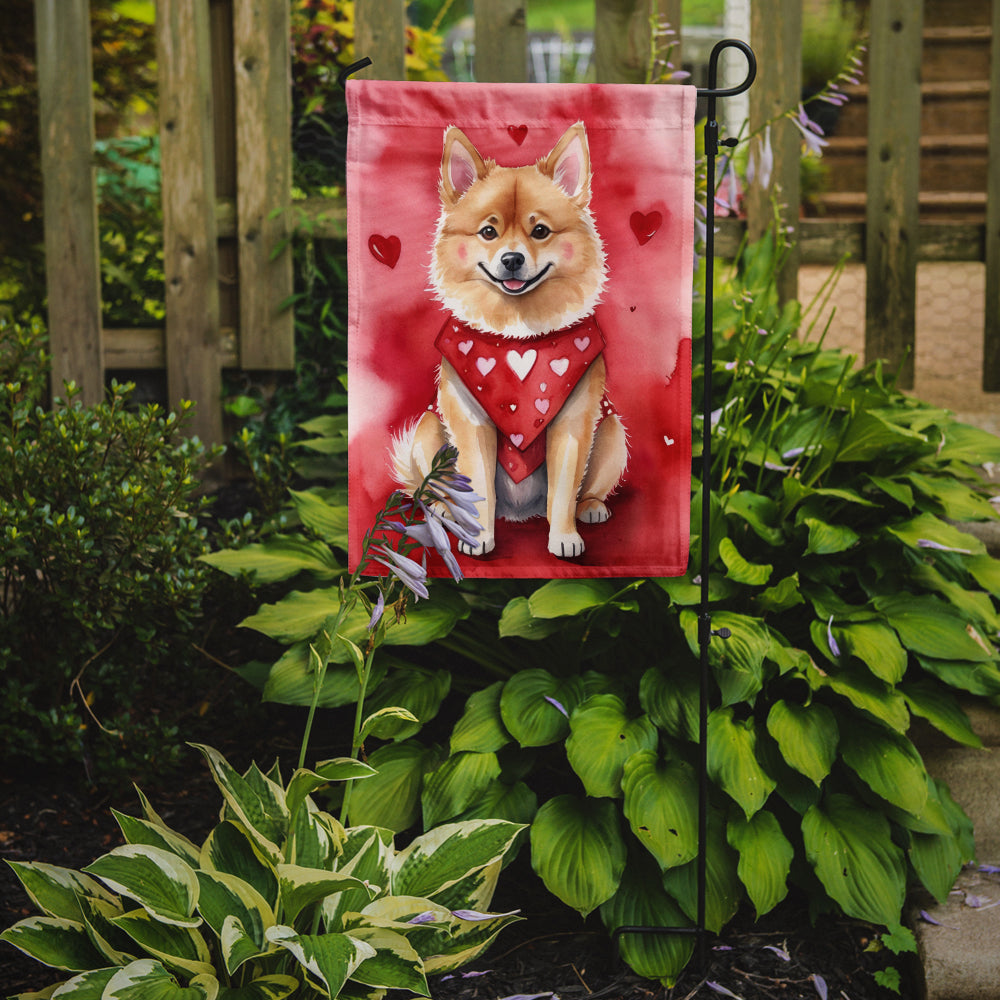 Buy this Finnish Spitz My Valentine Garden Flag