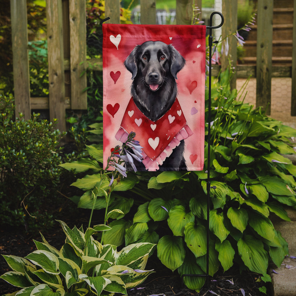 Buy this Flat-Coated Retriever My Valentine Garden Flag