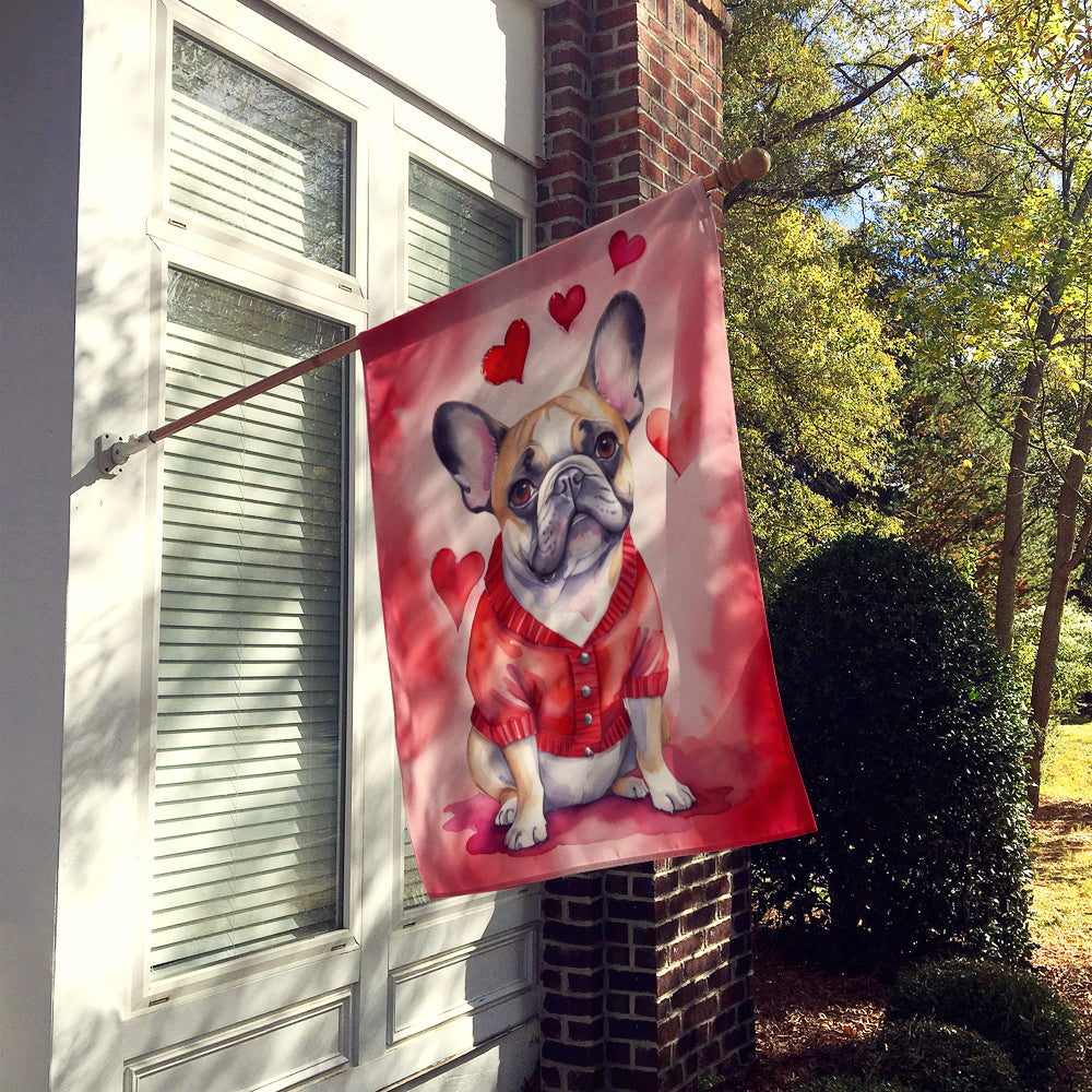 Buy this French Bulldog My Valentine House Flag