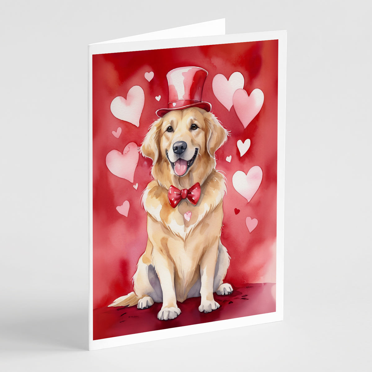 Buy this Golden Retriever My Valentine Greeting Cards Pack of 8