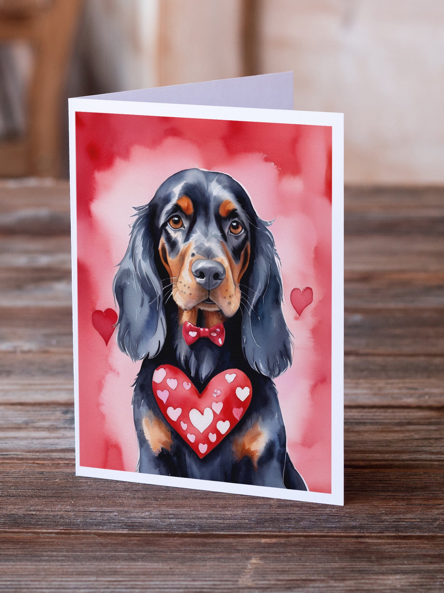 Buy this Gordon Setter My Valentine Greeting Cards Pack of 8