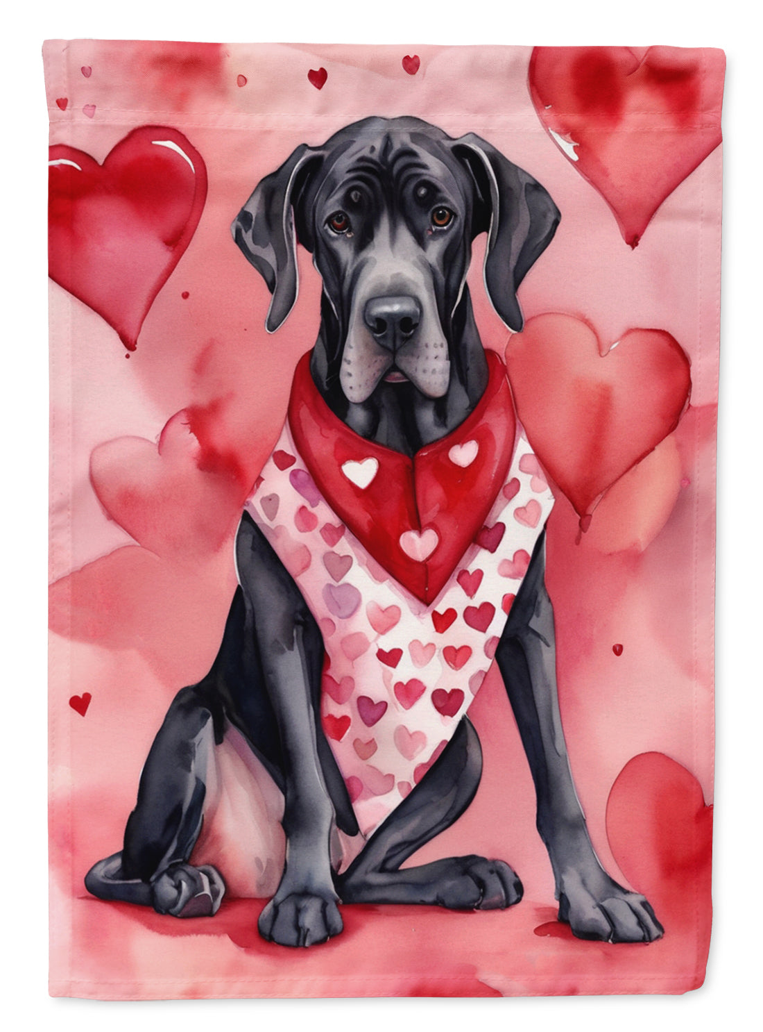 Buy this Great Dane My Valentine Garden Flag