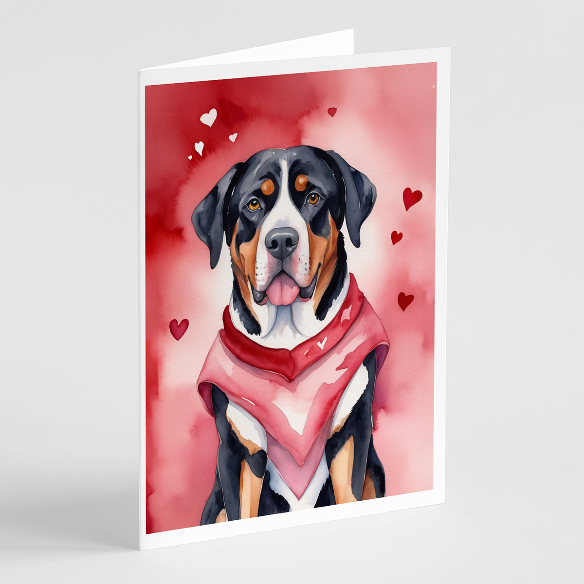 Buy this Greater Swiss Mountain Dog My Valentine Greeting Cards Pack of 8