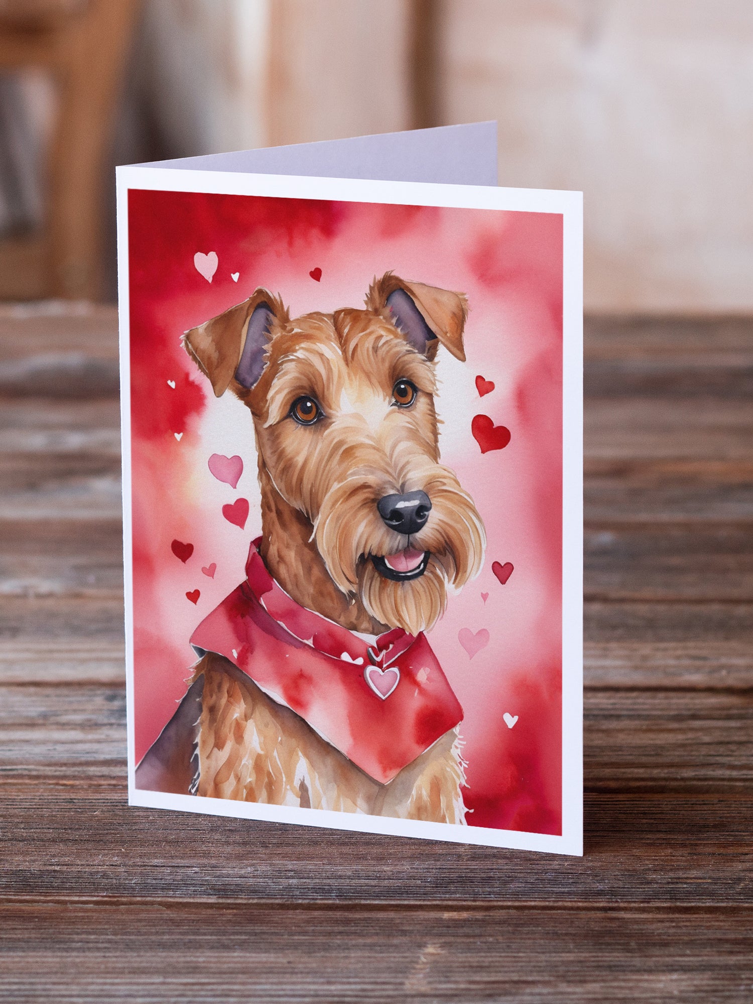 Buy this Irish Terrier My Valentine Greeting Cards Pack of 8