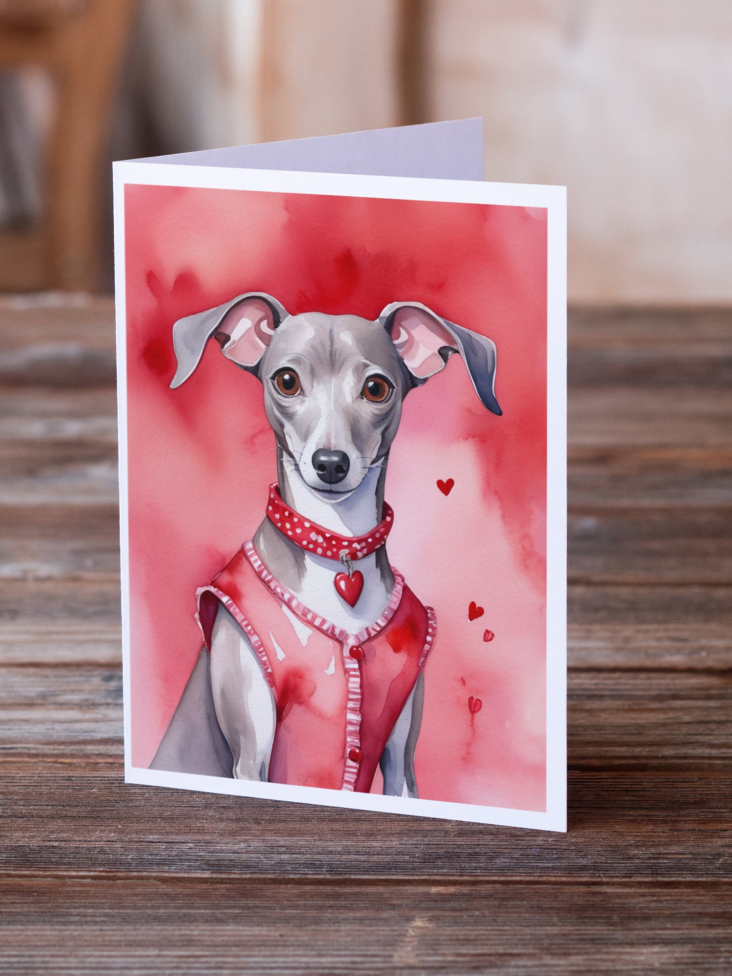 Buy this Italian Greyhound My Valentine Greeting Cards Pack of 8