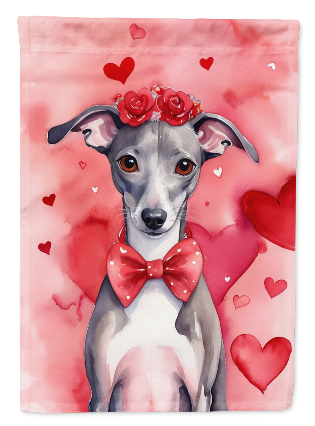 Buy this Italian Greyhound My Valentine Garden Flag