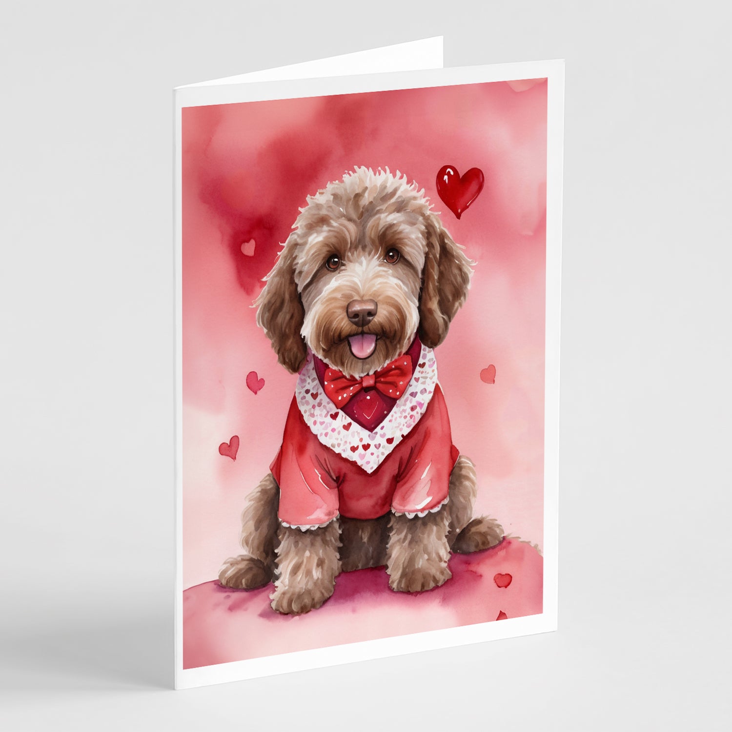 Buy this Labradoodle My Valentine Greeting Cards Pack of 8