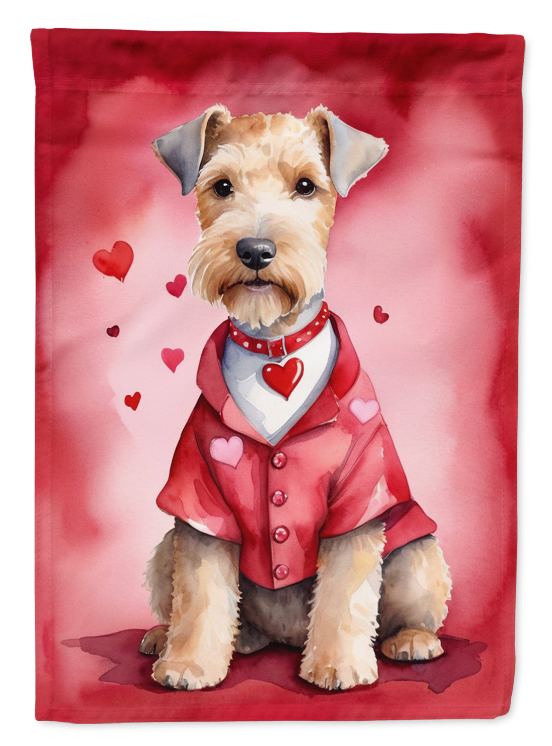 Buy this Lakeland Terrier My Valentine Garden Flag