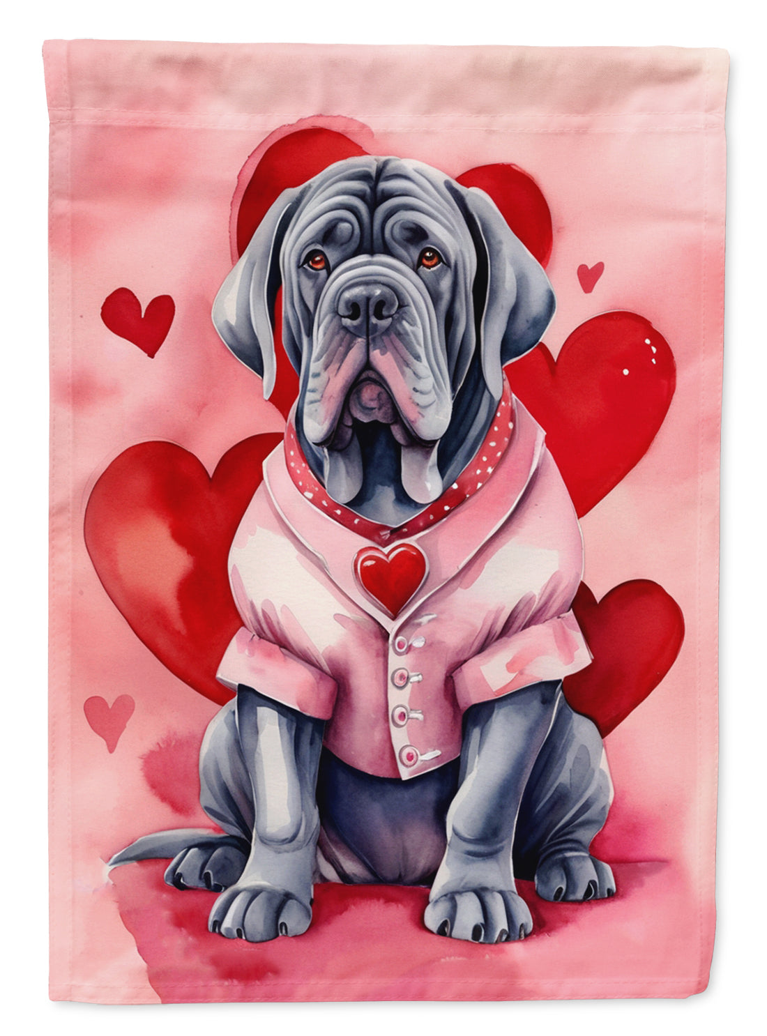 Buy this Neapolitan Mastiff My Valentine House Flag