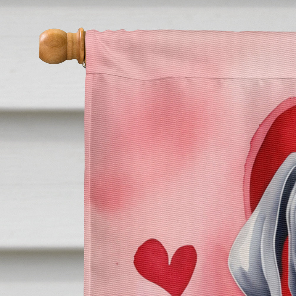 Neapolitan Mastiff My Valentine House Flag