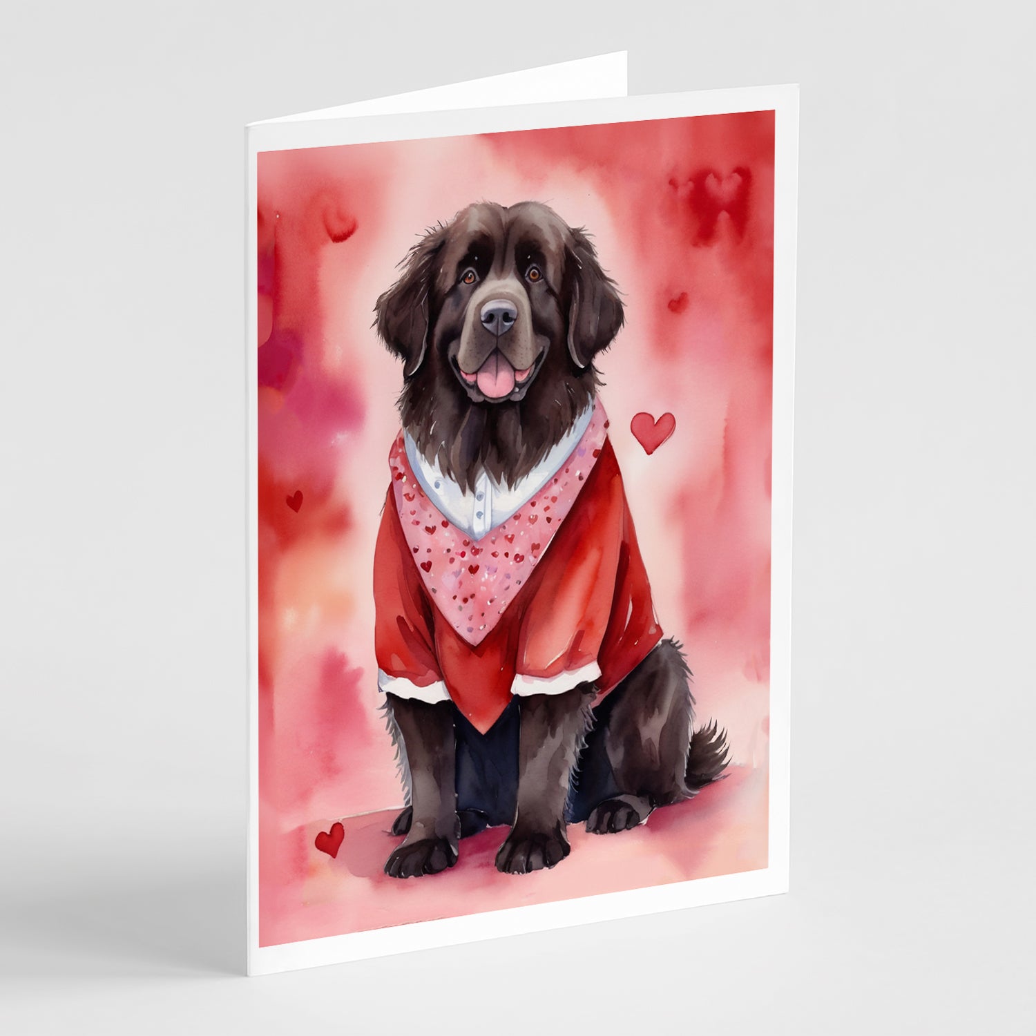 Buy this Newfoundland My Valentine Greeting Cards Pack of 8