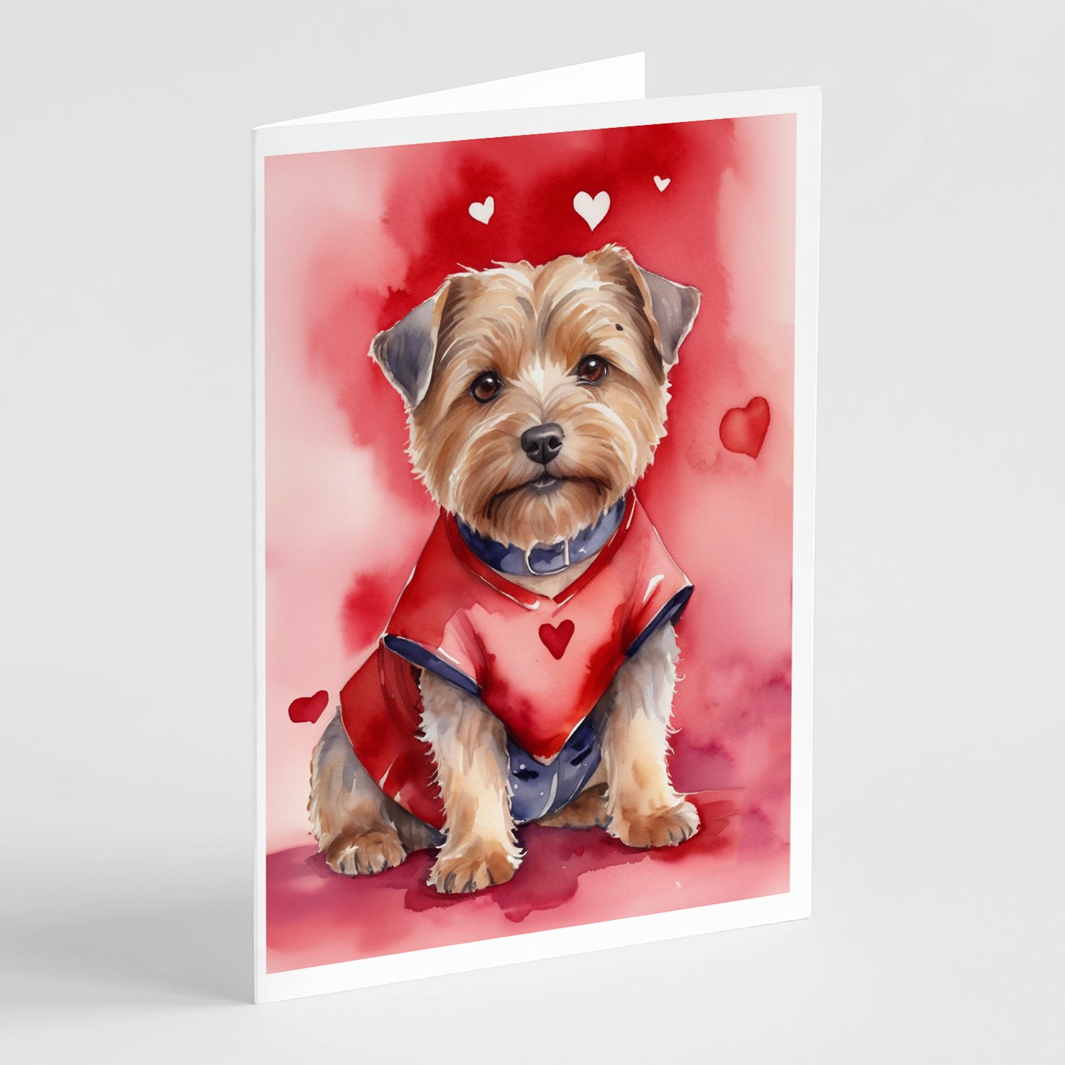 Buy this Norfolk Terrier My Valentine Greeting Cards Pack of 8