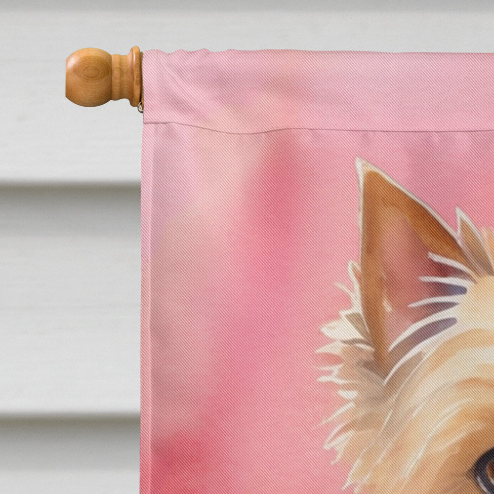 Norwich Terrier My Valentine House Flag