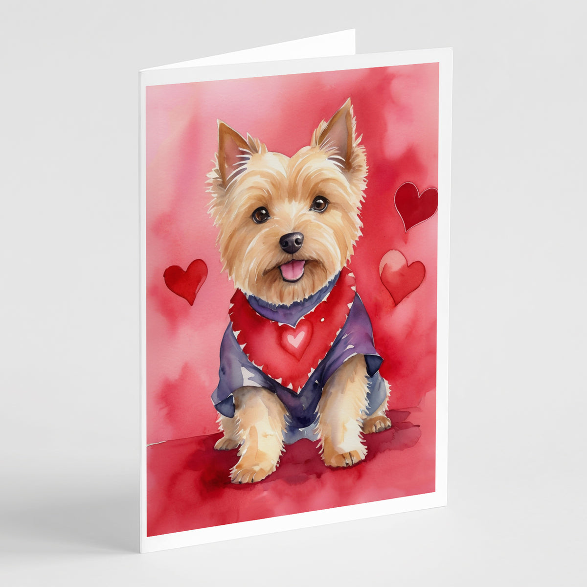 Buy this Norwich Terrier My Valentine Greeting Cards Pack of 8