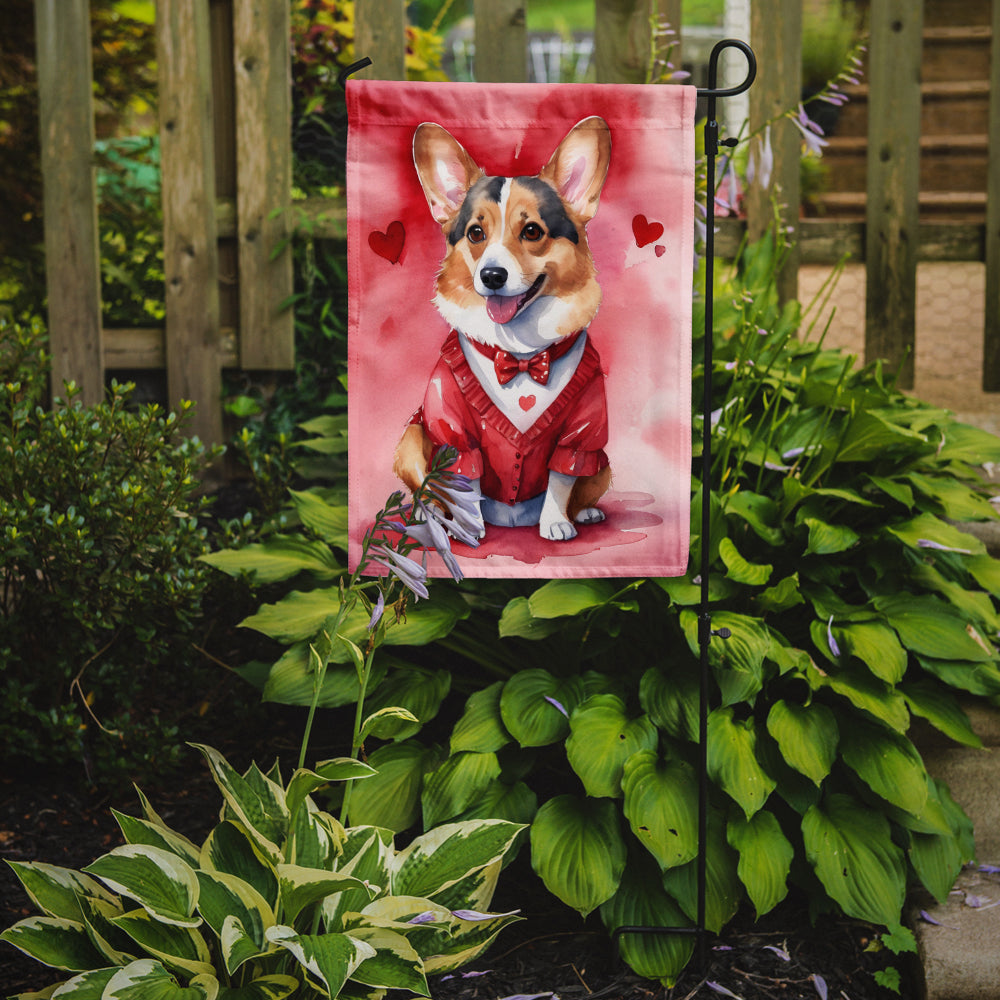 Buy this Corgi My Valentine Garden Flag