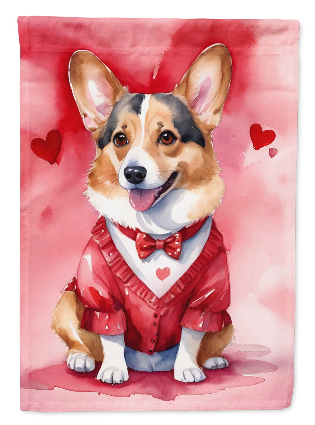 Buy this Corgi My Valentine Garden Flag