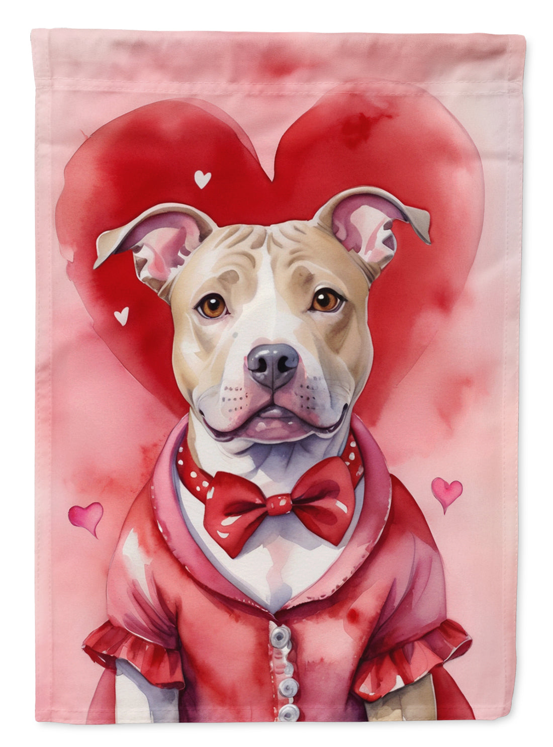 Buy this Pit Bull Terrier My Valentine House Flag