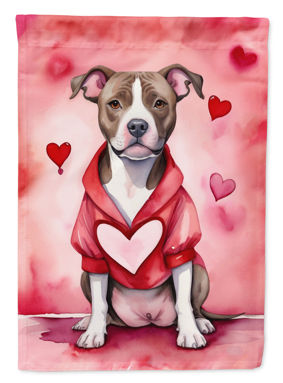 Buy this Pit Bull Terrier My Valentine Garden Flag