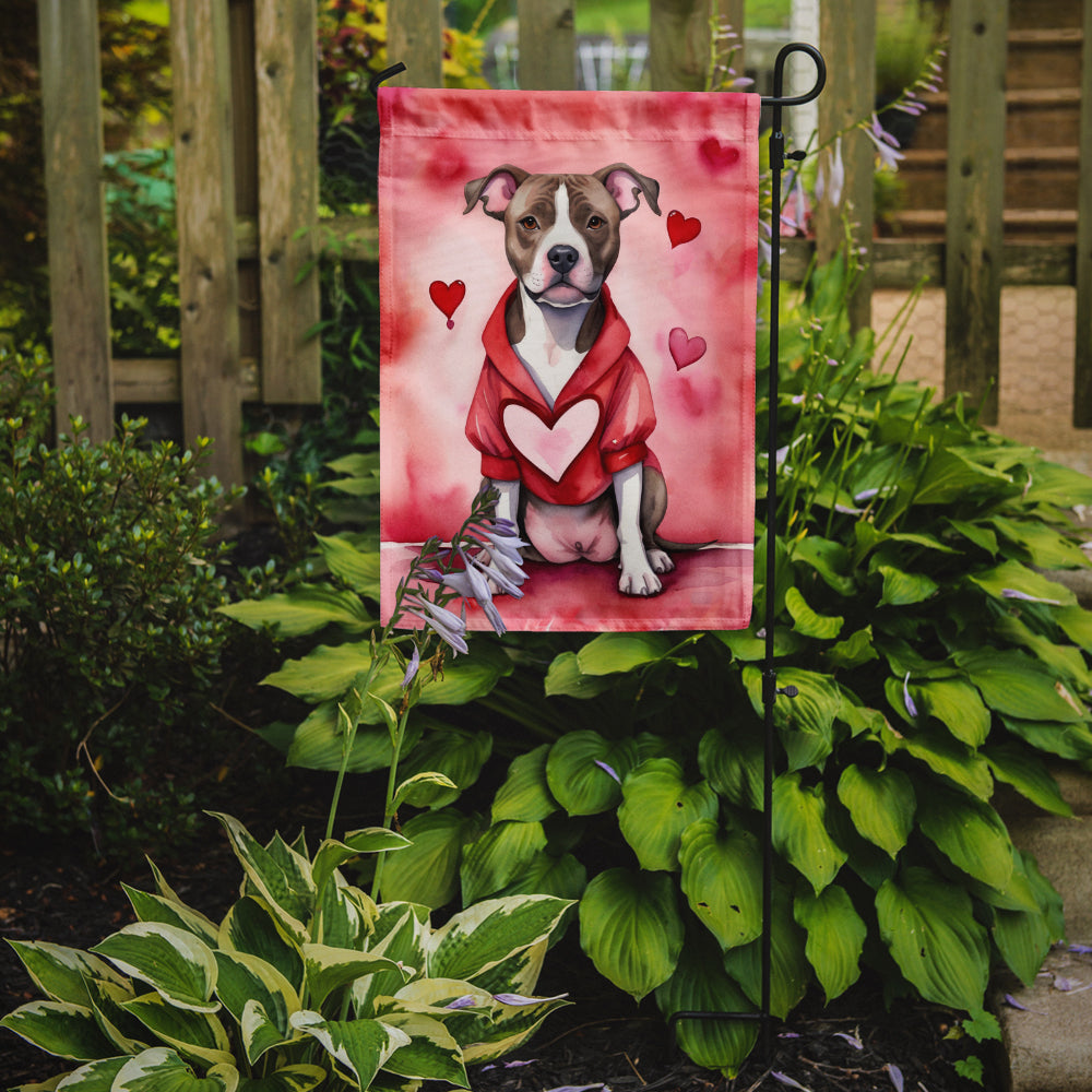 Buy this Pit Bull Terrier My Valentine Garden Flag